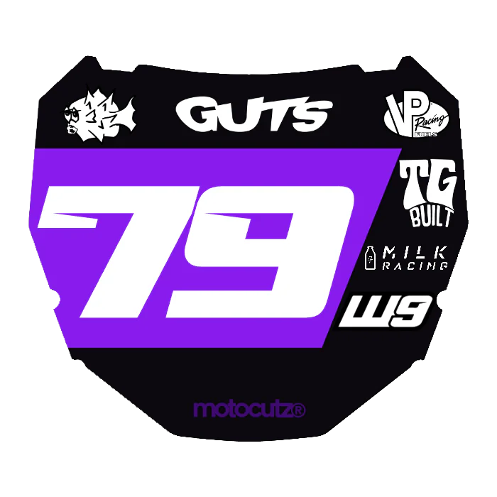 CUSTOM ODI NUMBER PLATE DECAL