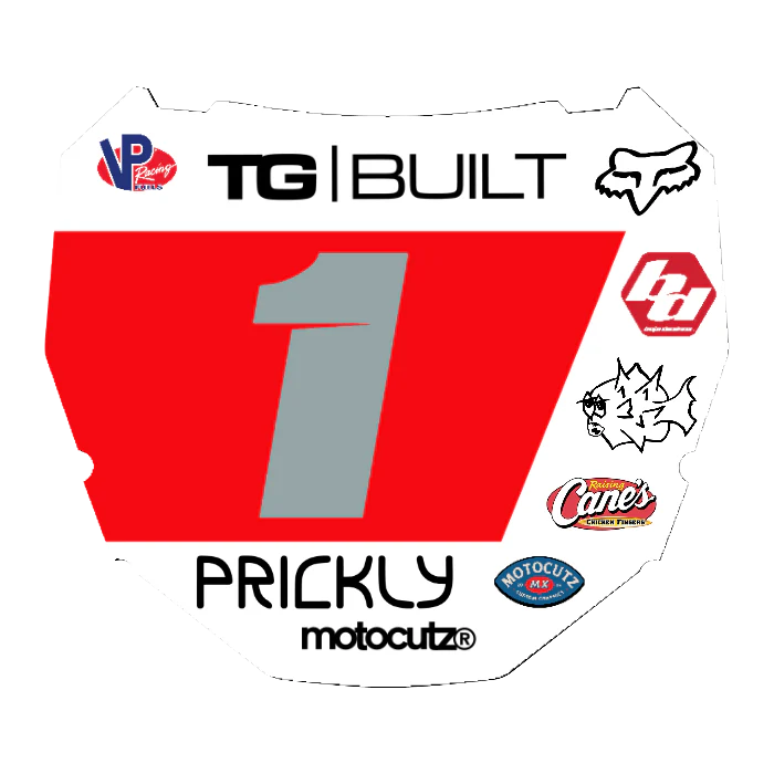 CUSTOM ODI NUMBER PLATE DECAL