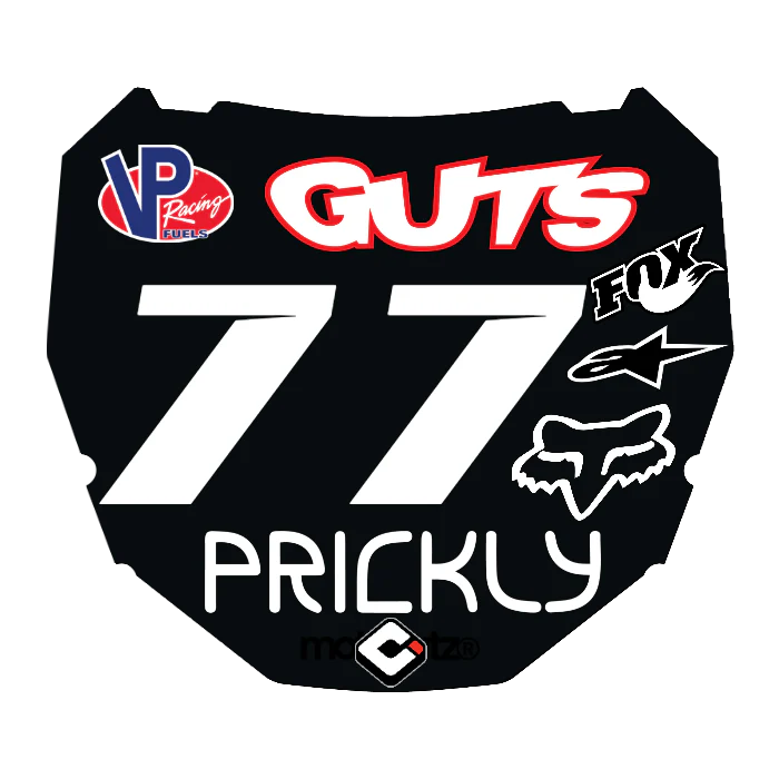 CUSTOM ODI NUMBER PLATE DECAL