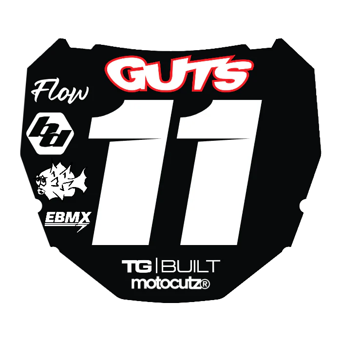 CUSTOM ODI NUMBER PLATE DECAL