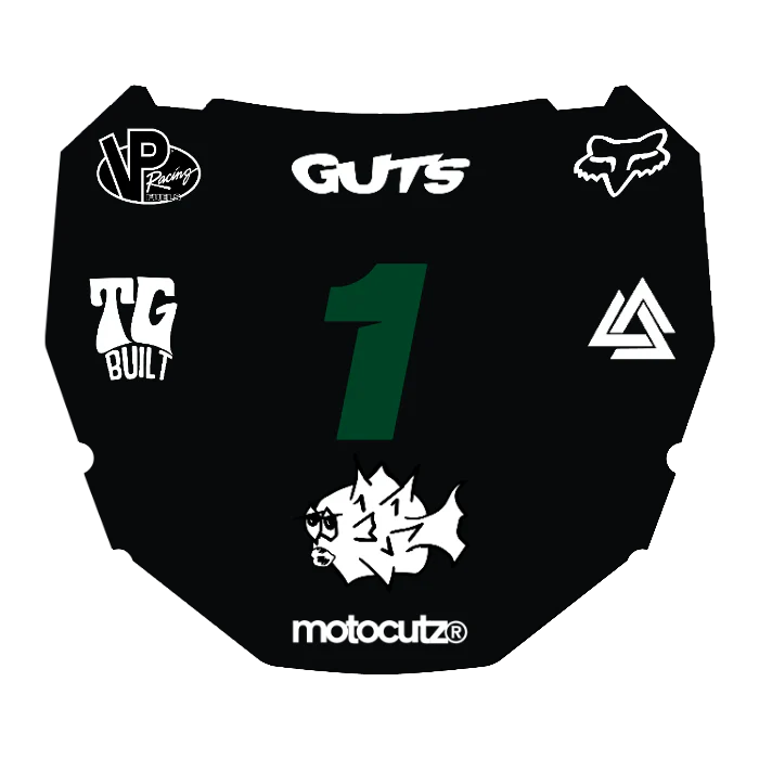CUSTOM ODI NUMBER PLATE DECAL