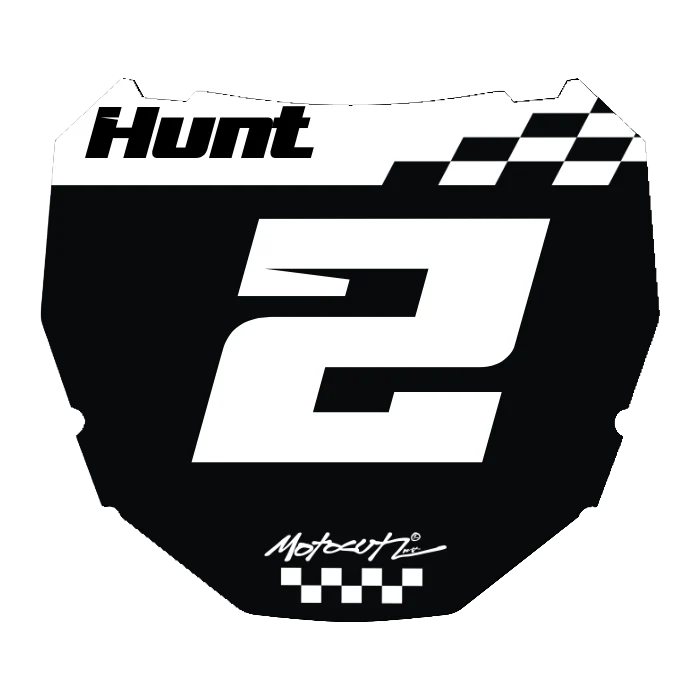 CUSTOM ODI NUMBER PLATE DECAL