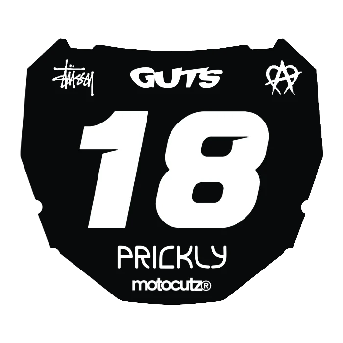 CUSTOM ODI NUMBER PLATE DECAL