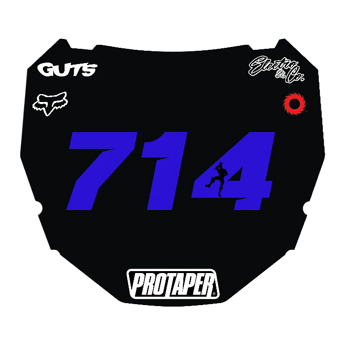 CUSTOM ODI NUMBER PLATE DECAL