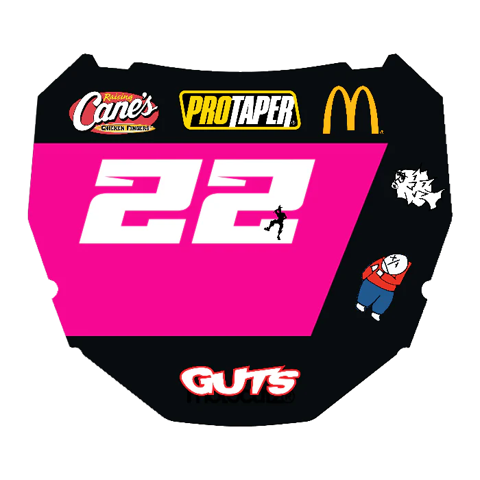 CUSTOM ODI NUMBER PLATE DECAL