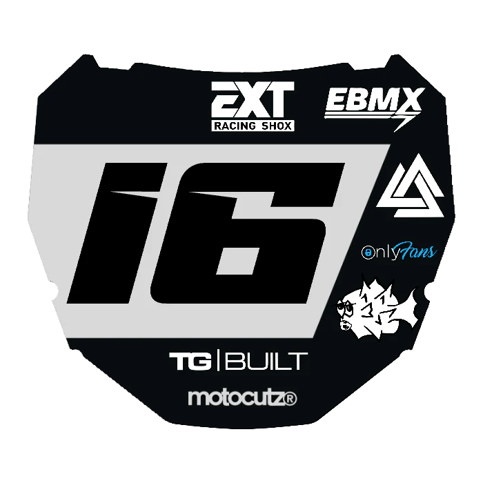 CUSTOM ODI NUMBER PLATE DECAL