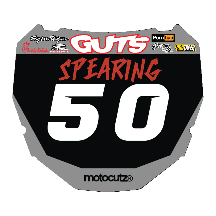 CUSTOM ODI NUMBER PLATE DECAL