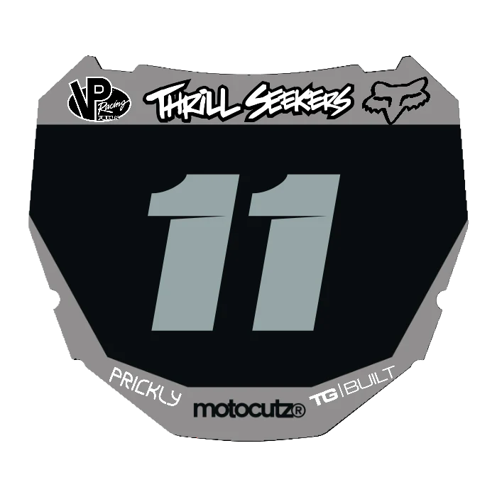 CUSTOM ODI NUMBER PLATE DECAL