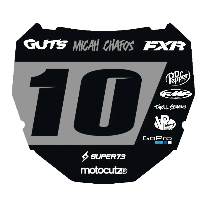 CUSTOM ODI NUMBER PLATE DECAL