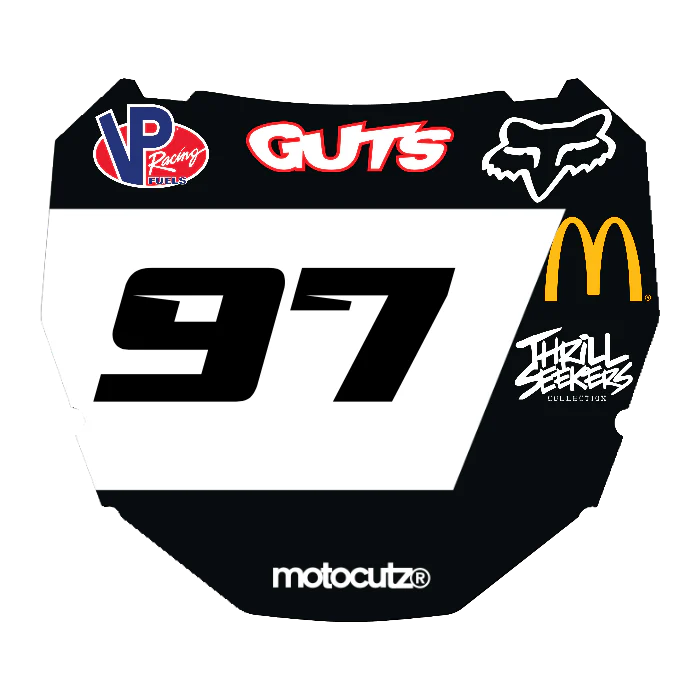 CUSTOM ODI NUMBER PLATE DECAL