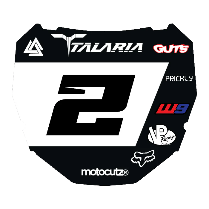 CUSTOM ODI NUMBER PLATE DECAL