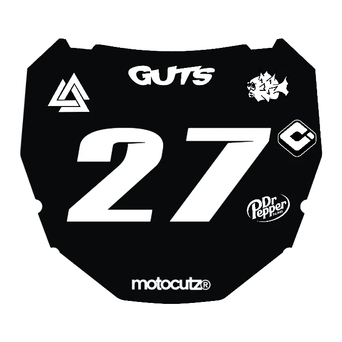CUSTOM ODI NUMBER PLATE DECAL