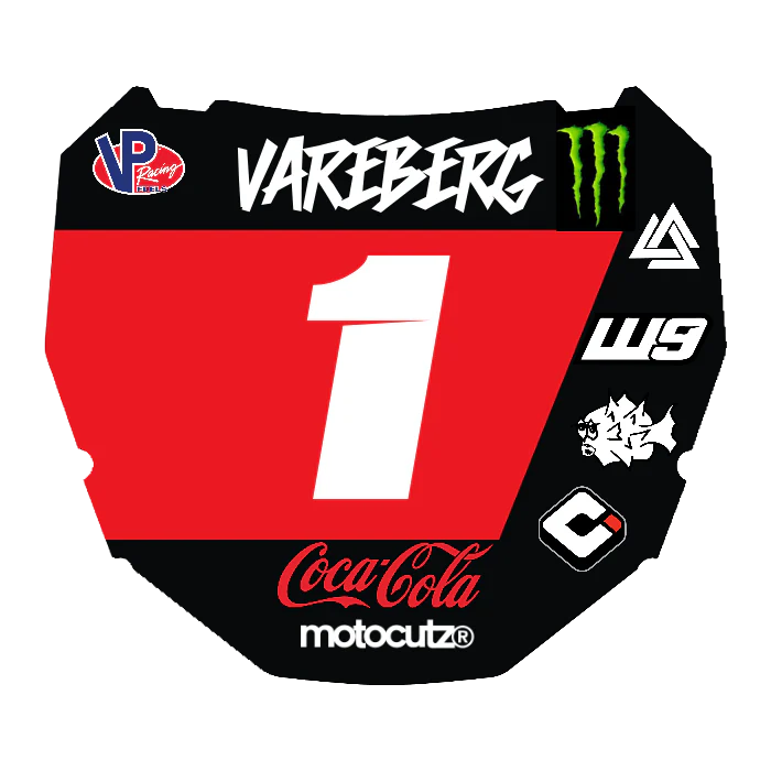 CUSTOM ODI NUMBER PLATE DECAL