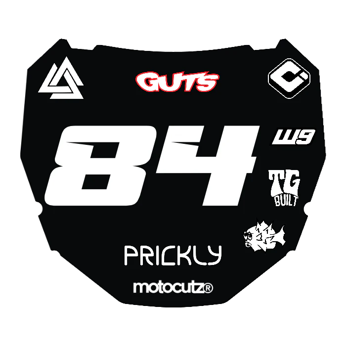 CUSTOM ODI NUMBER PLATE DECAL