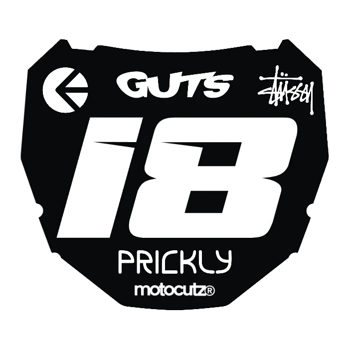 CUSTOM ODI NUMBER PLATE DECAL
