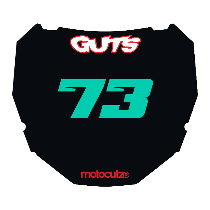 CUSTOM ODI NUMBER PLATE DECAL