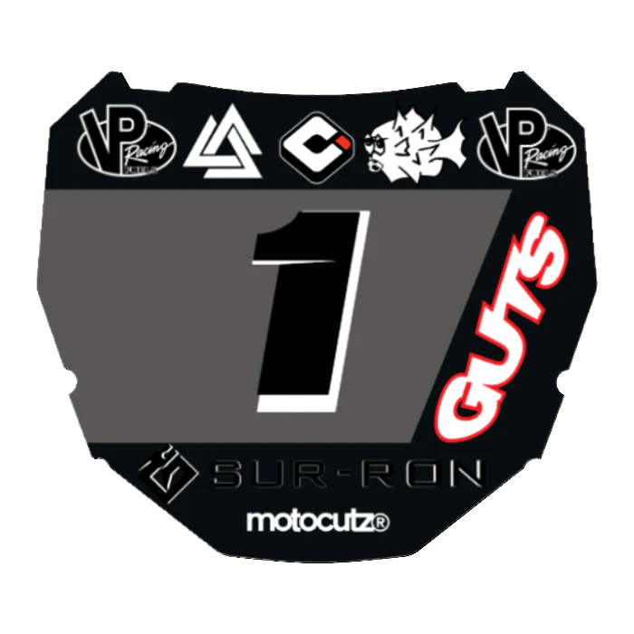 CUSTOM ODI NUMBER PLATE DECAL