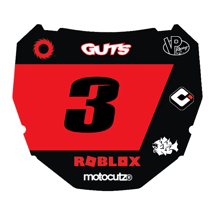 CUSTOM ODI NUMBER PLATE DECAL