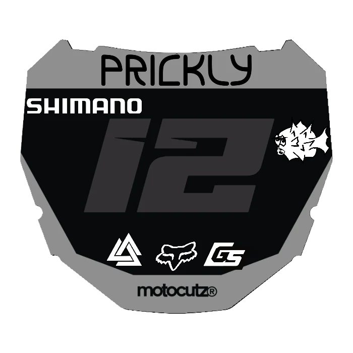 CUSTOM ODI NUMBER PLATE DECAL