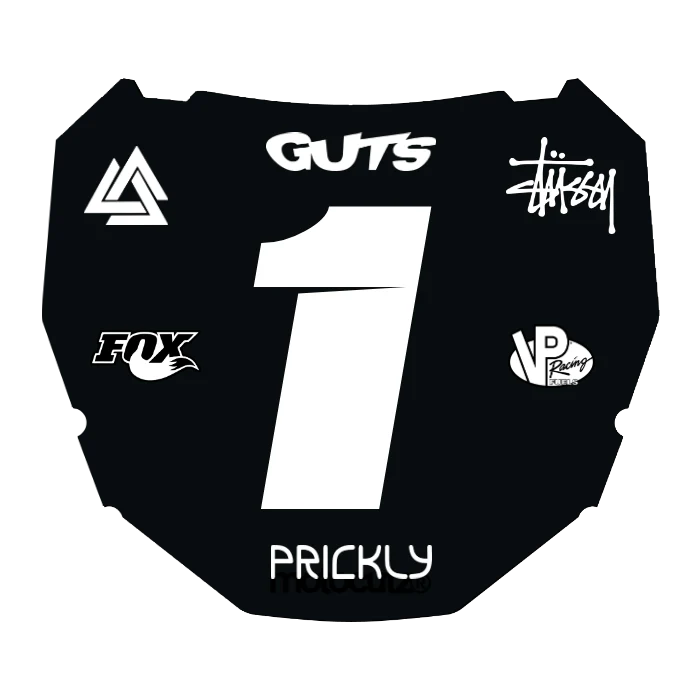 CUSTOM ODI NUMBER PLATE DECAL