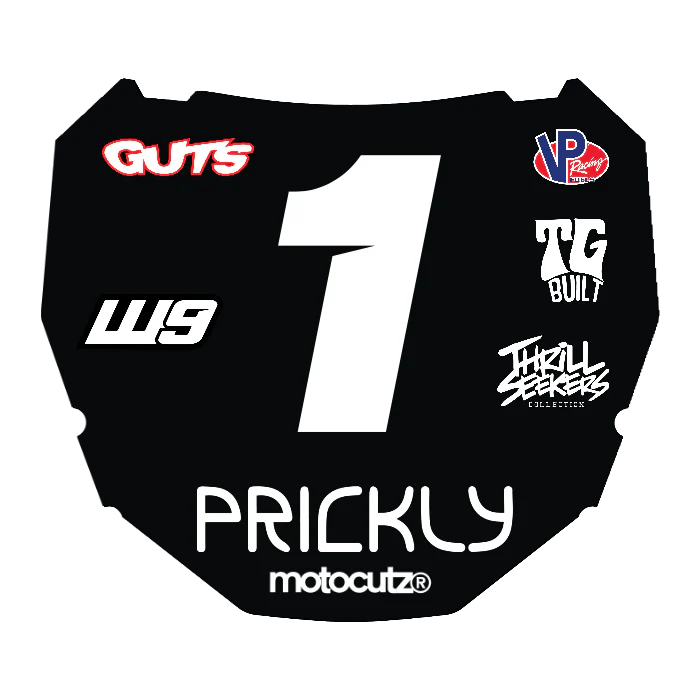 CUSTOM ODI NUMBER PLATE DECAL