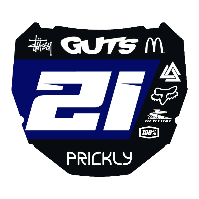CUSTOM ODI NUMBER PLATE DECAL