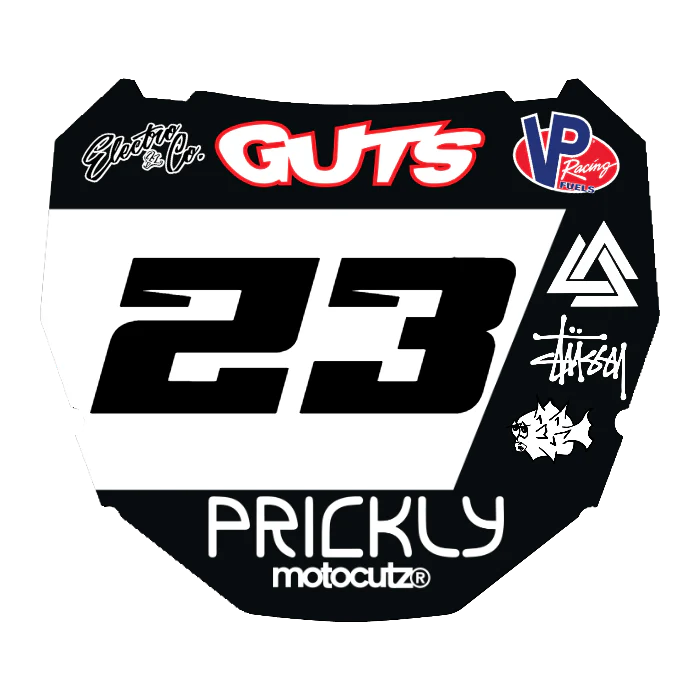 CUSTOM ODI NUMBER PLATE DECAL
