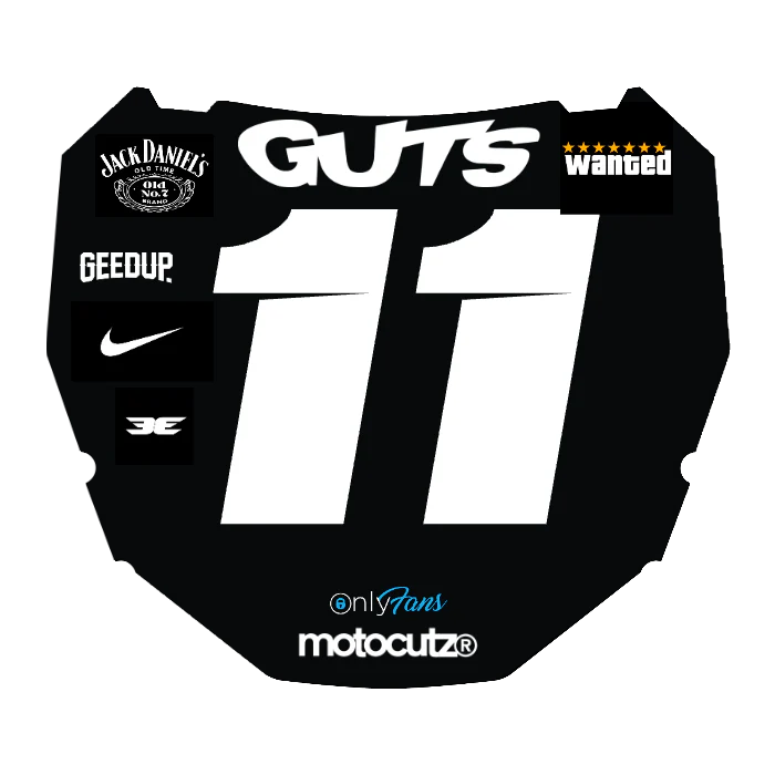 CUSTOM ODI NUMBER PLATE DECAL
