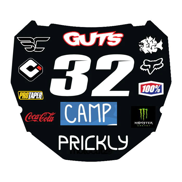 CUSTOM ODI NUMBER PLATE DECAL