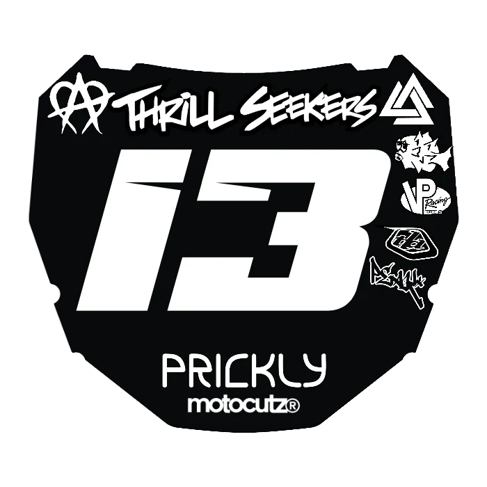 CUSTOM ODI NUMBER PLATE DECAL