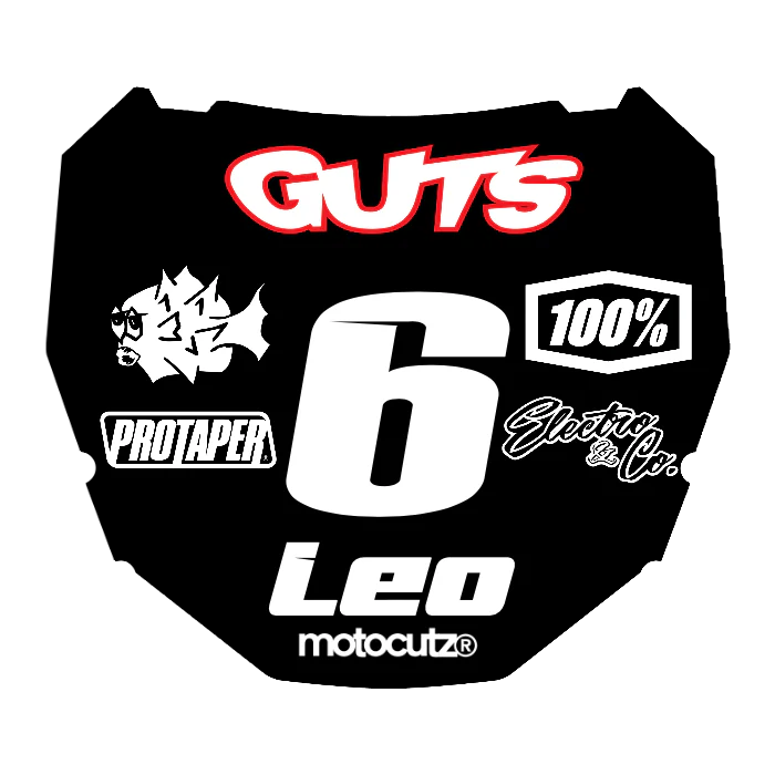 CUSTOM ODI NUMBER PLATE DECAL