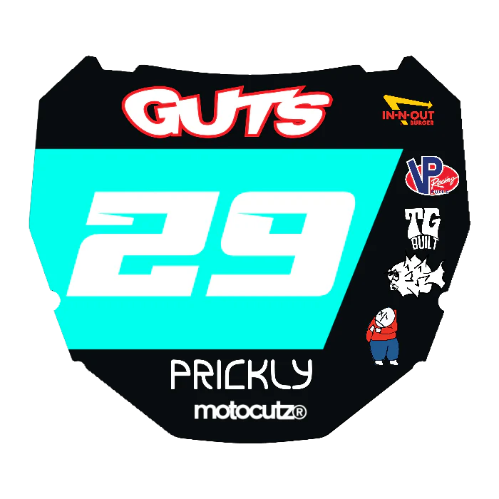 CUSTOM ODI NUMBER PLATE DECAL