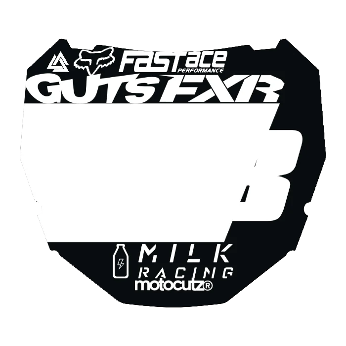 CUSTOM ODI NUMBER PLATE DECAL