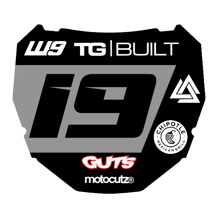 CUSTOM ODI NUMBER PLATE DECAL