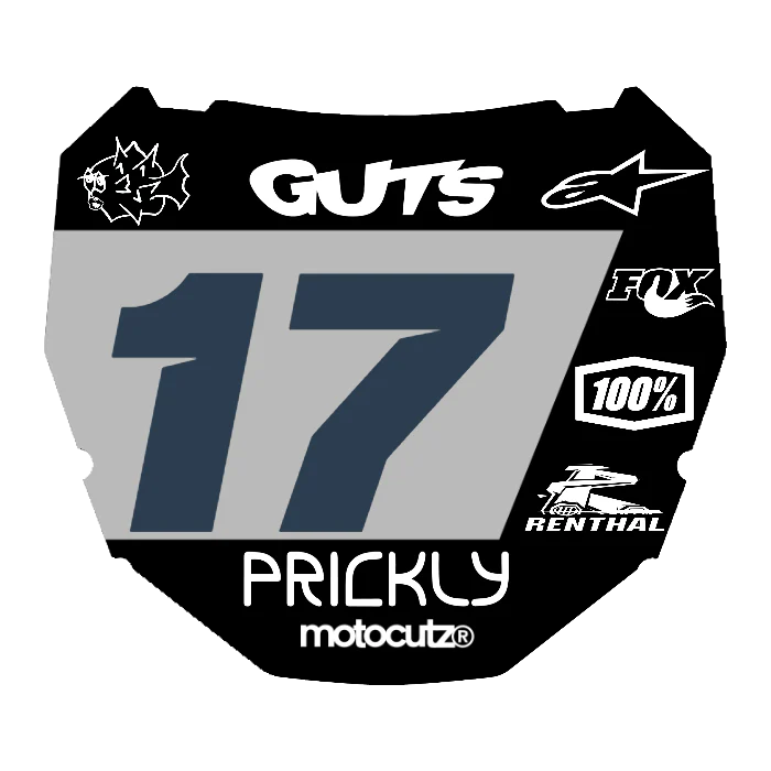 CUSTOM ODI NUMBER PLATE DECAL