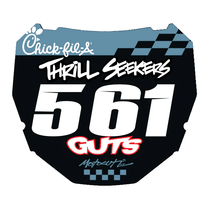 CUSTOM ODI NUMBER PLATE DECAL