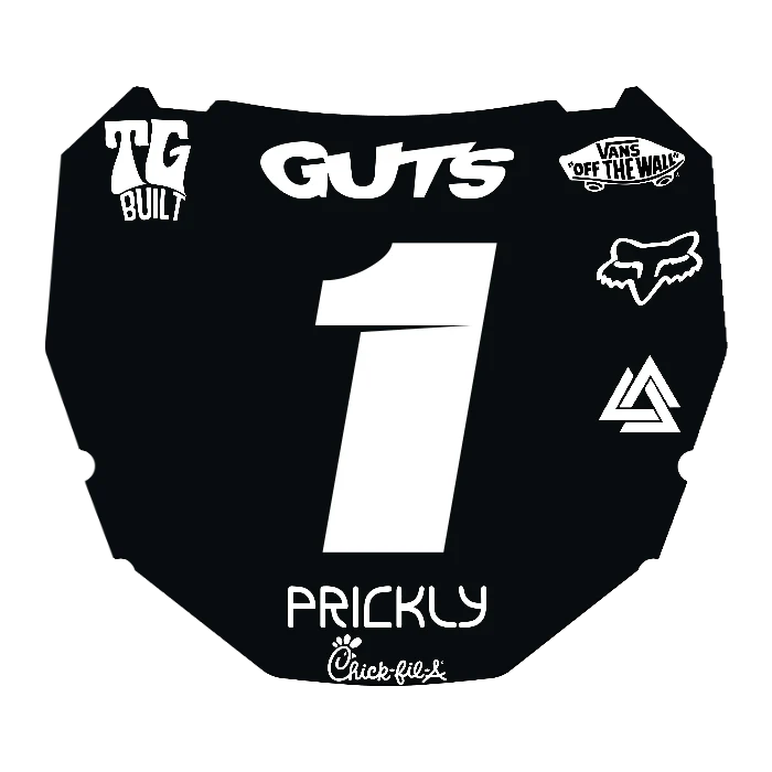 CUSTOM ODI NUMBER PLATE DECAL