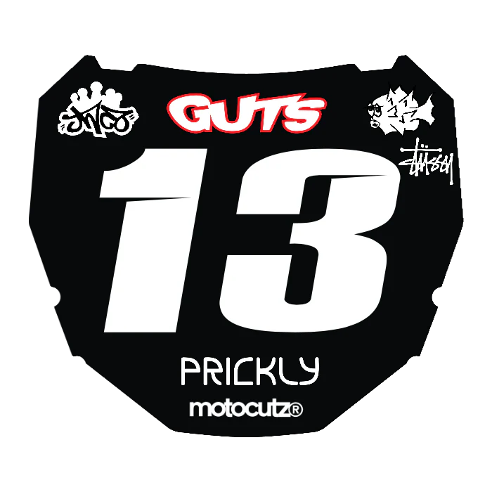 CUSTOM ODI NUMBER PLATE DECAL