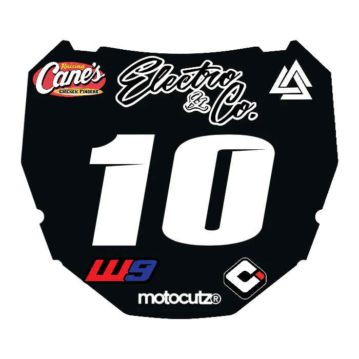 CUSTOM ODI NUMBER PLATE DECAL