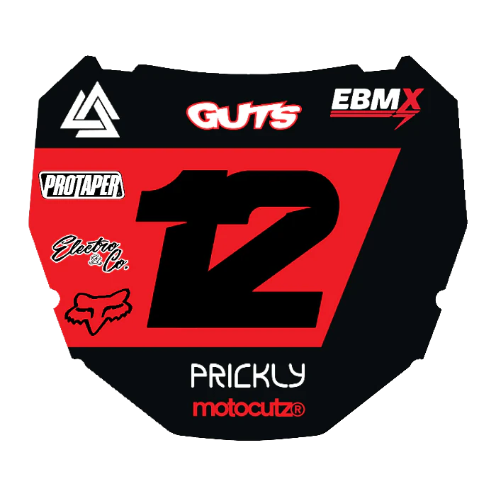 CUSTOM ODI NUMBER PLATE DECAL