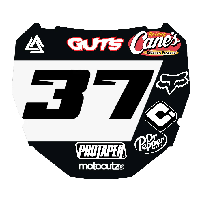 CUSTOM ODI NUMBER PLATE DECAL