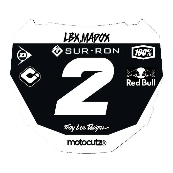 CUSTOM ODI NUMBER PLATE DECAL