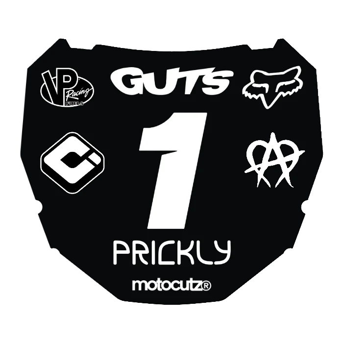 CUSTOM ODI NUMBER PLATE DECAL