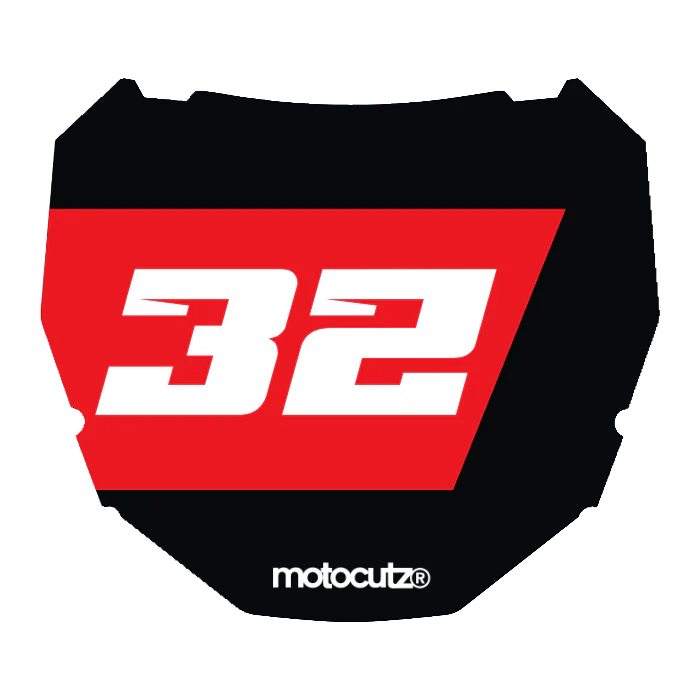 CUSTOM ODI NUMBER PLATE DECAL