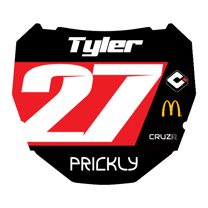 CUSTOM ODI NUMBER PLATE DECAL