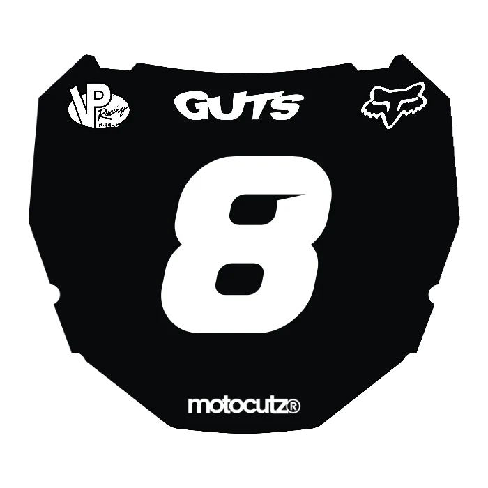 CUSTOM ODI NUMBER PLATE DECAL