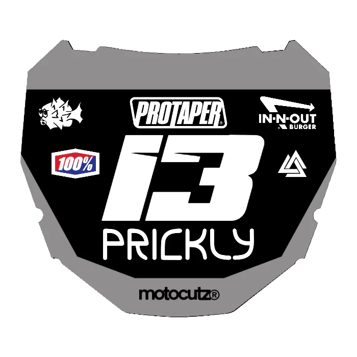 CUSTOM ODI NUMBER PLATE DECAL