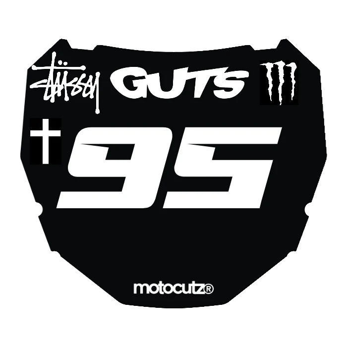CUSTOM ODI NUMBER PLATE DECAL