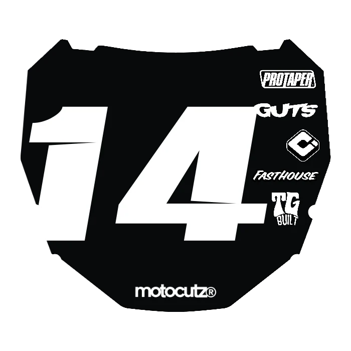 CUSTOM ODI NUMBER PLATE DECAL