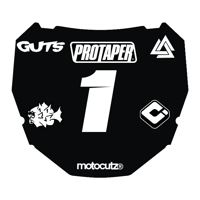 CUSTOM ODI NUMBER PLATE DECAL